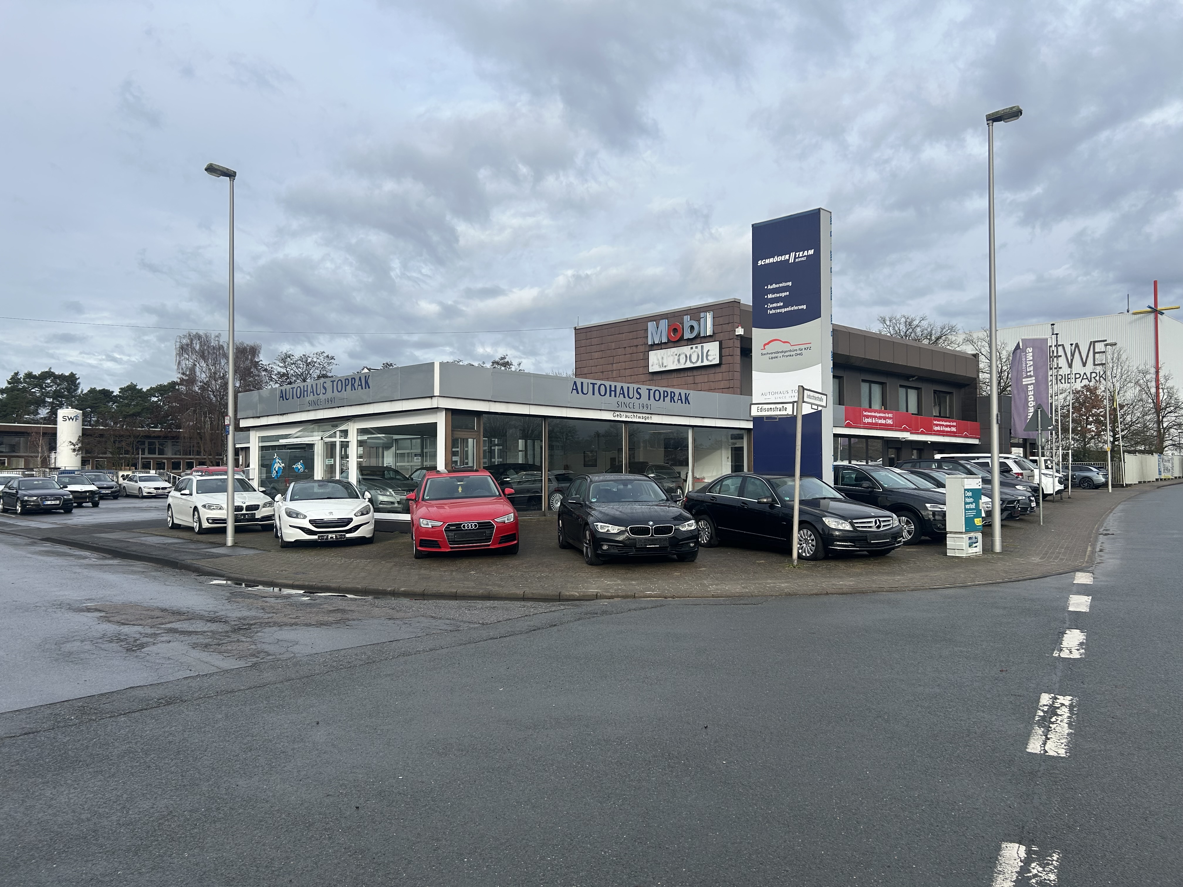 Autohaus Toprak Außenansicht in Bielefeld